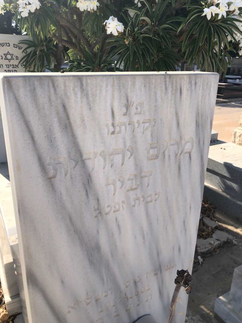 קברו של מרים יהודית דביר. תמונה 3