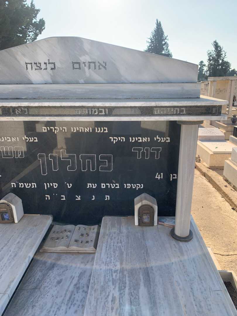 קברו של דוד כחלון. תמונה 2