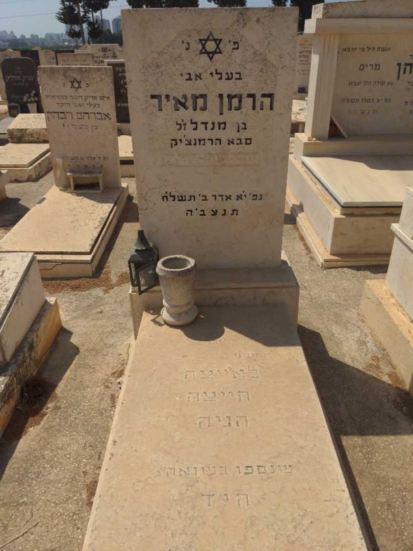 קברו של הרמן מאיר