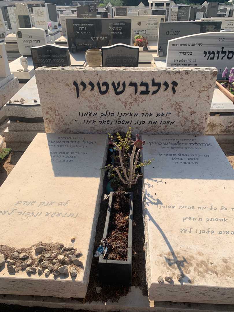 קברו של אהובה זילברשטיין. תמונה 1