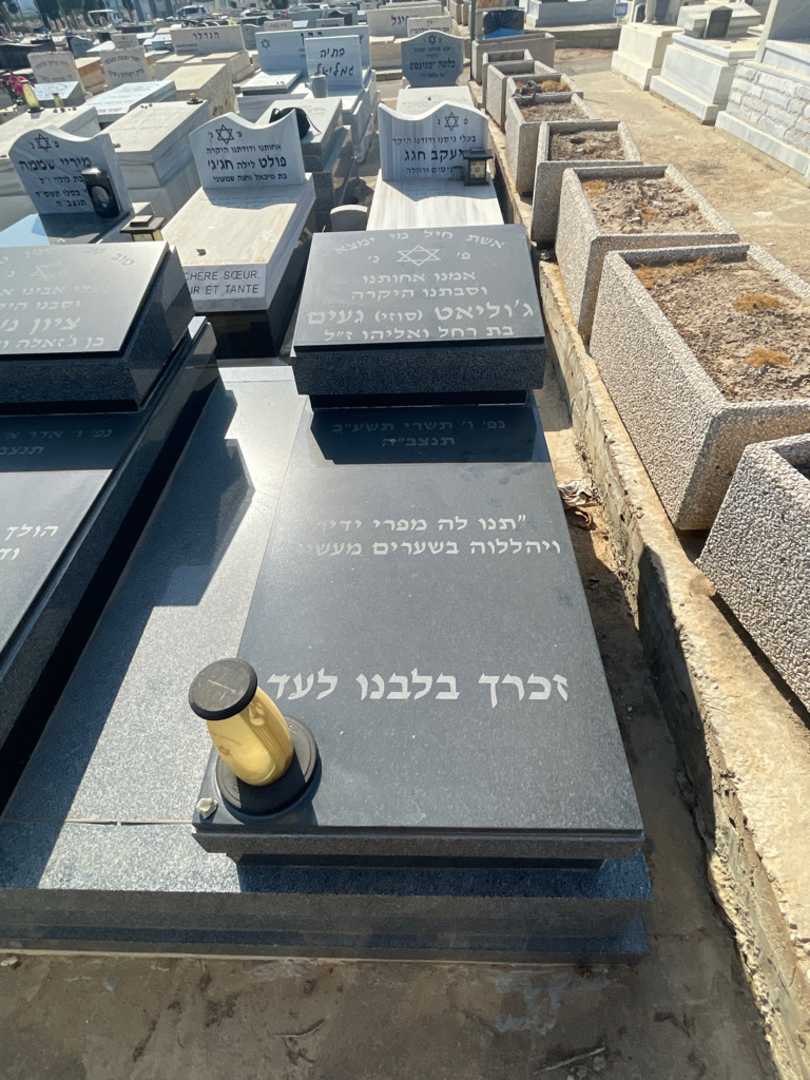 קברו של ג'וליאט "סוזי" נעים. תמונה 2
