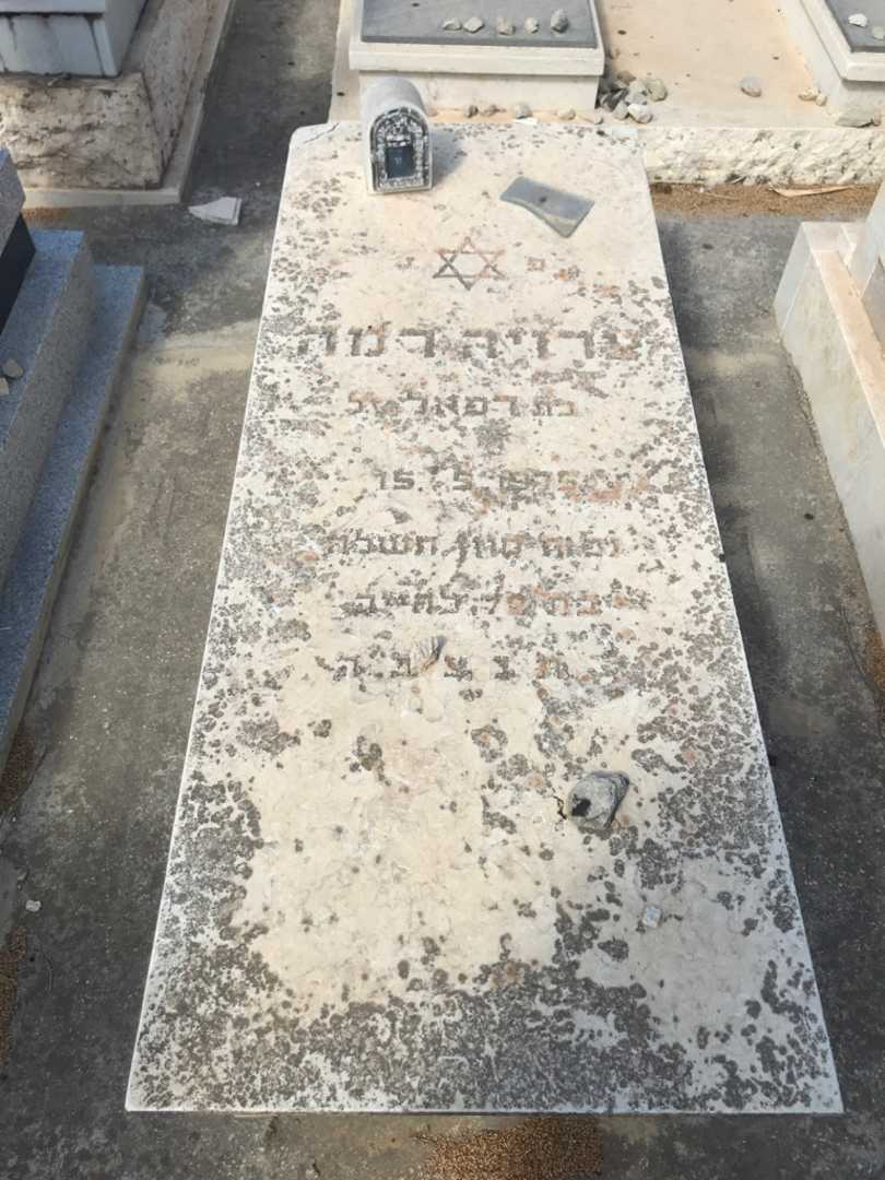 קברו של צרויה רמה