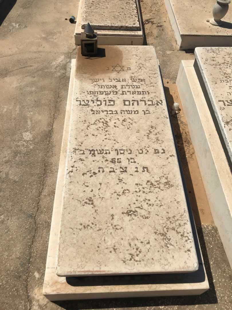קברו של אברהם פוליצר