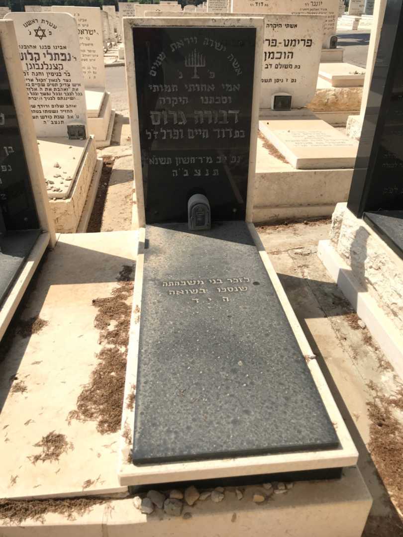 קברו של דבורה גרוס. תמונה 2