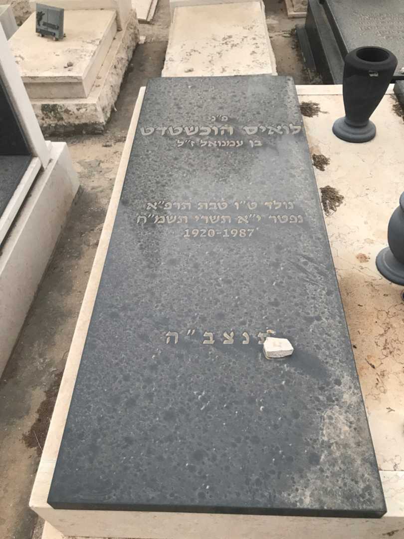 קברו של לואיס הוכשטדט. תמונה 2