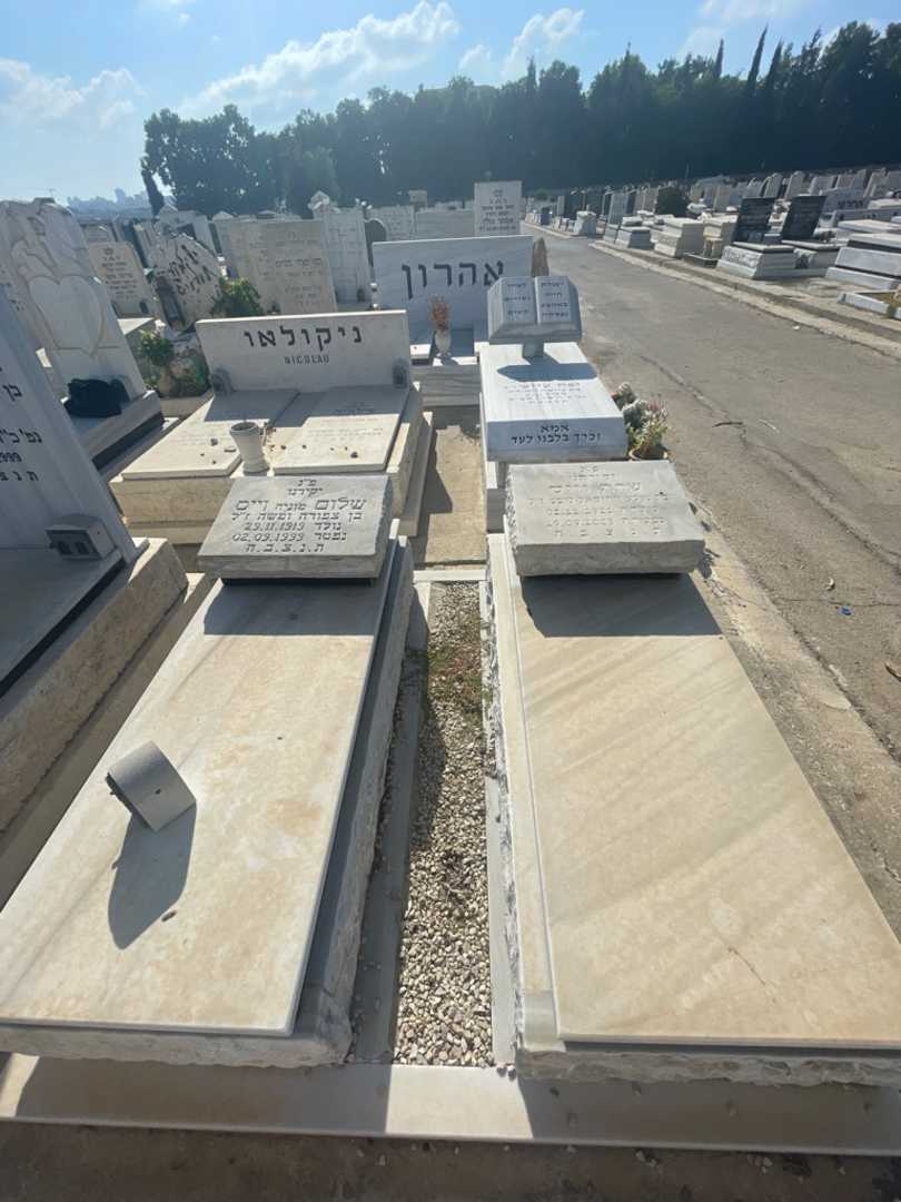 קברו של שלום "מוניה" וייס. תמונה 1