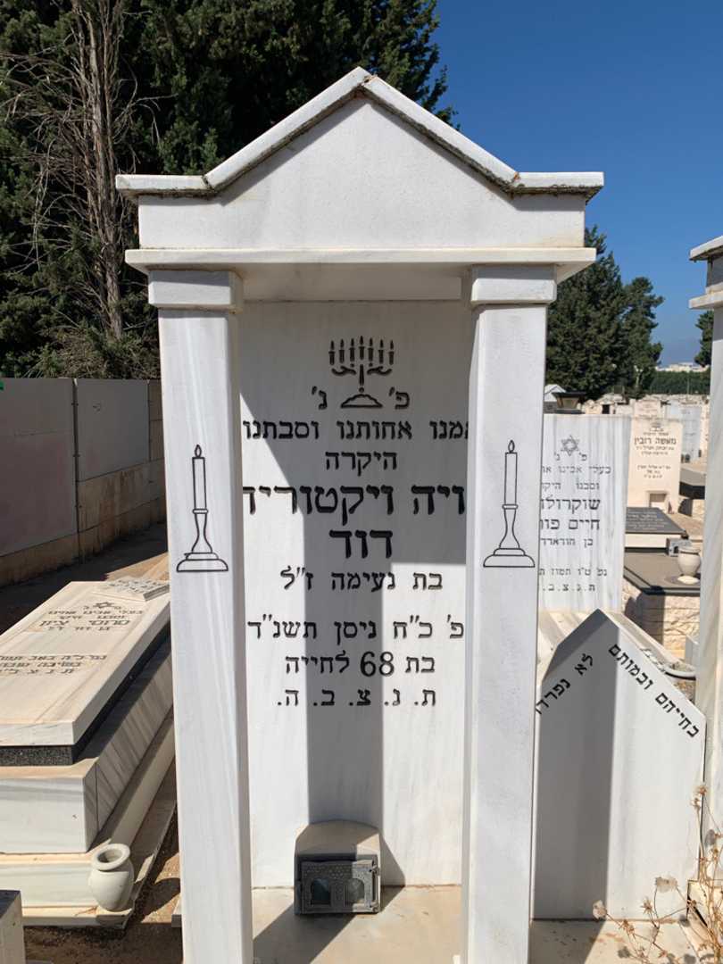 קברו של תויה ויקטוריה דוד. תמונה 2