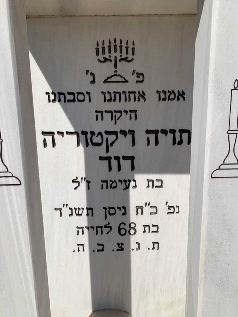 קברו של תויה ויקטוריה דוד. תמונה 3