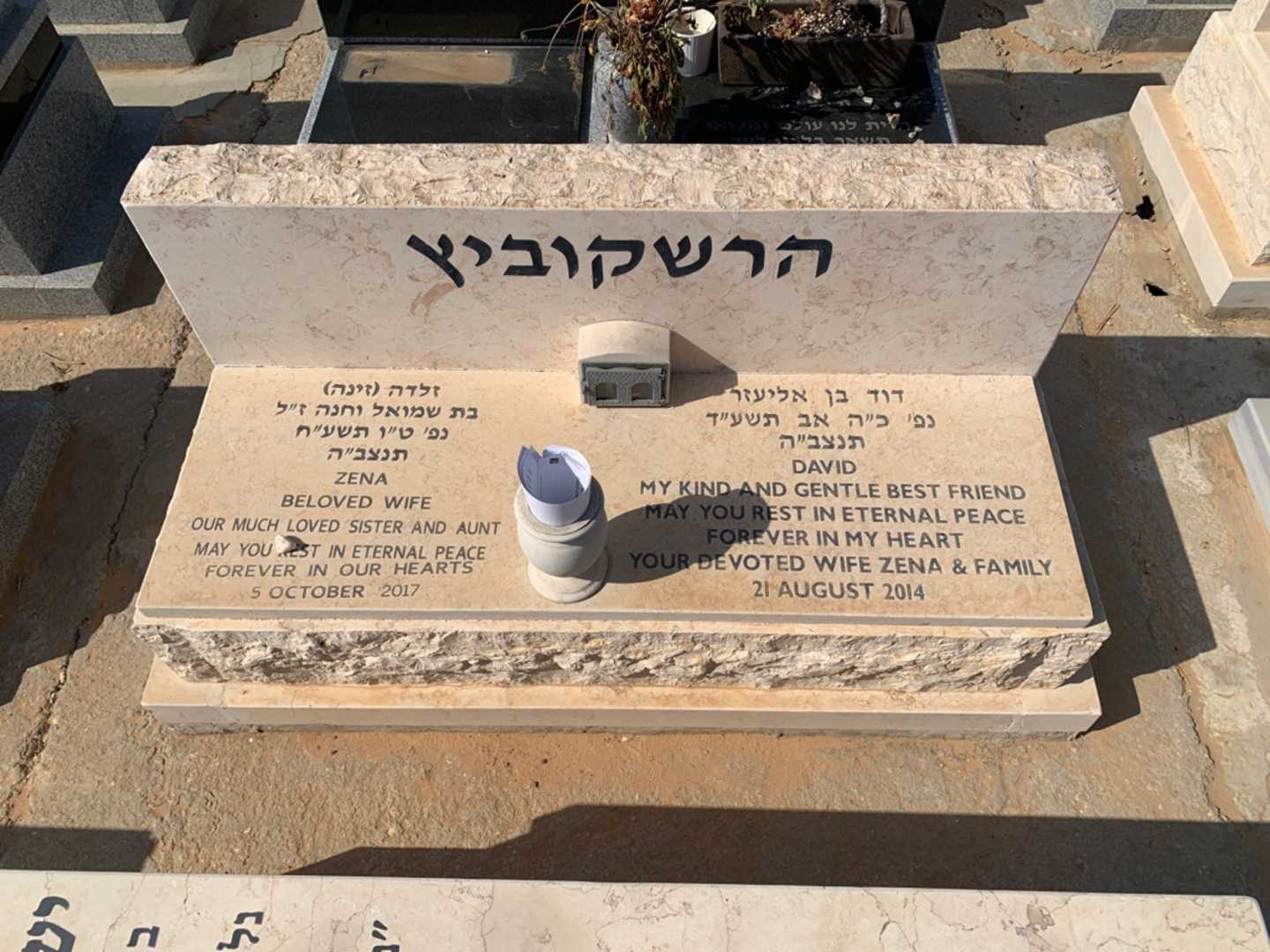 קברו של דוד הרשקוביץ