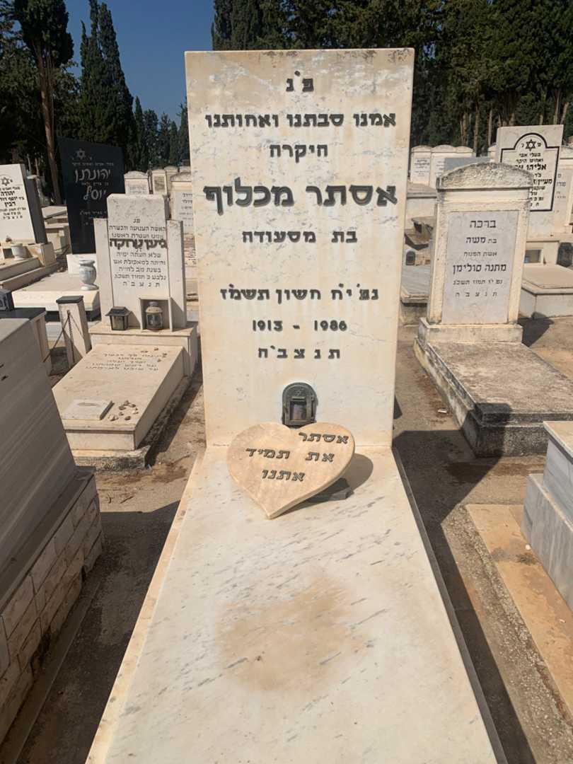 קברו של אסתר מכלוף