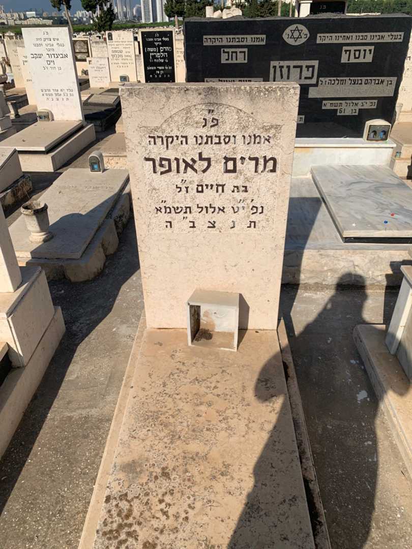 קברו של מרים לאופר