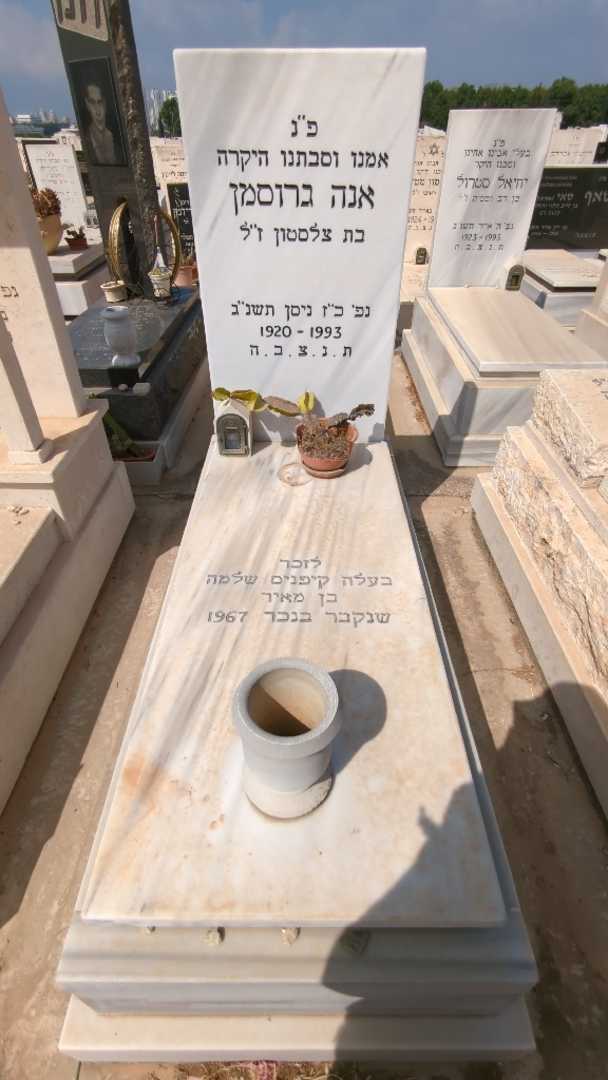 קברו של אנה גרוסמן