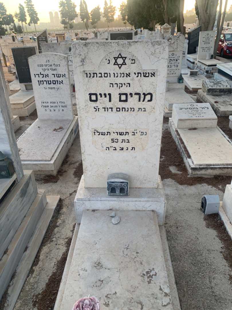 קברו של מרים וייס