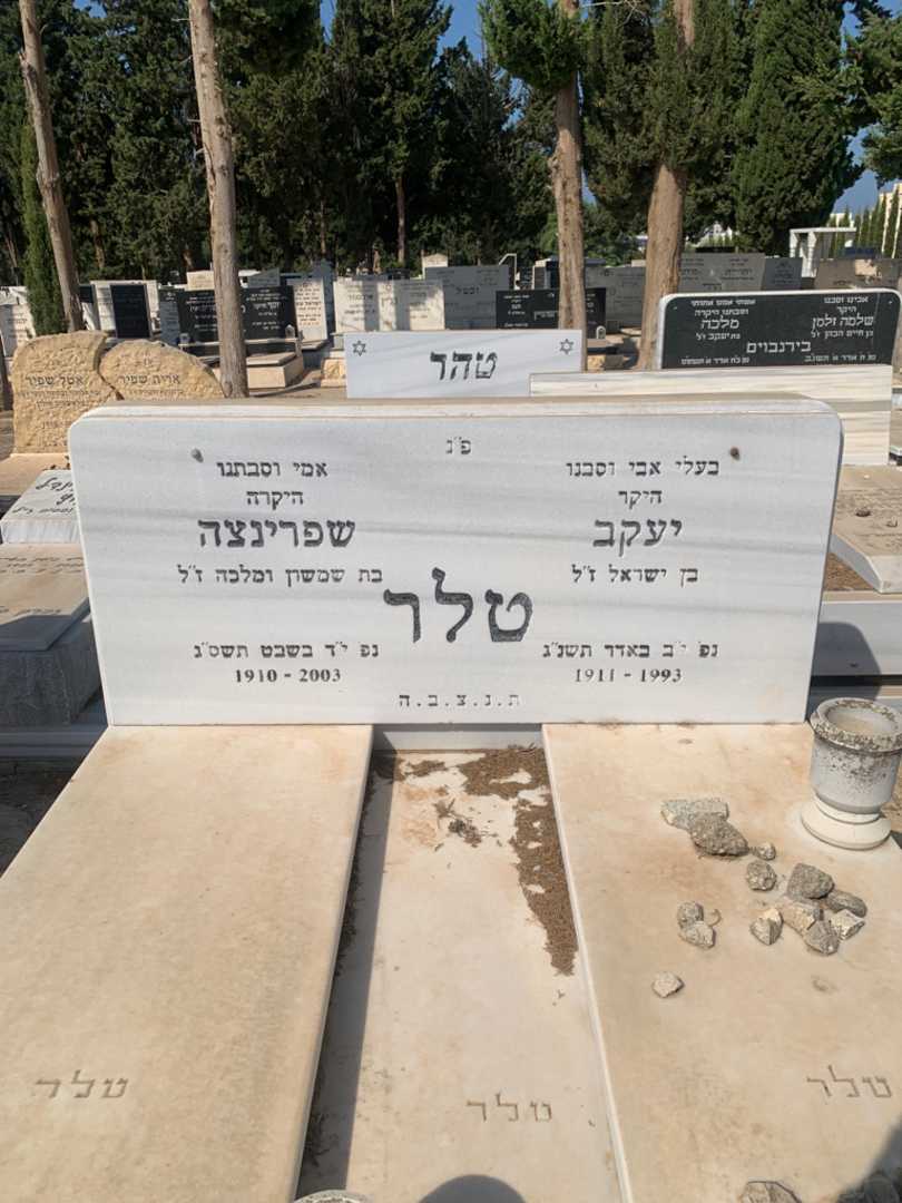 קברו של יעקב טלר. תמונה 1