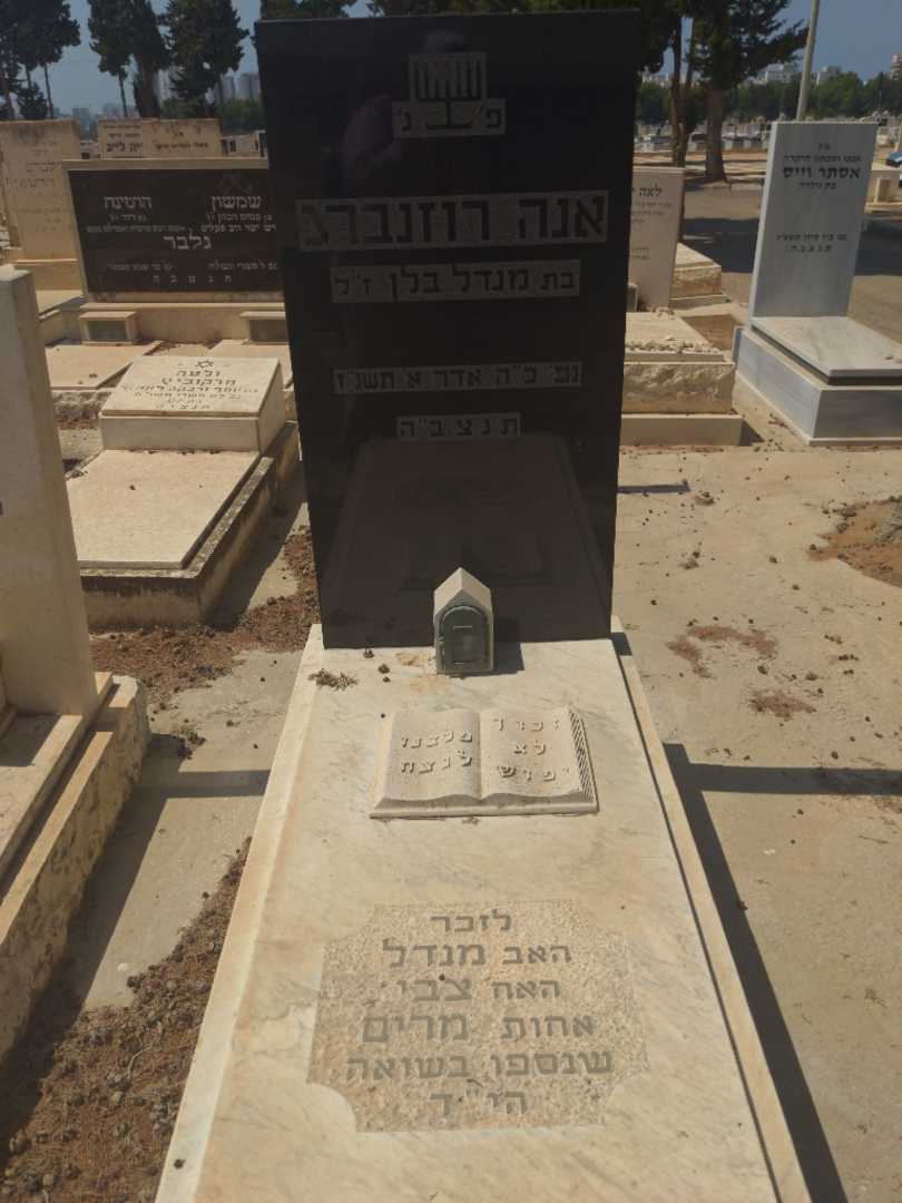 קברו של אנה רוזנברג. תמונה 1