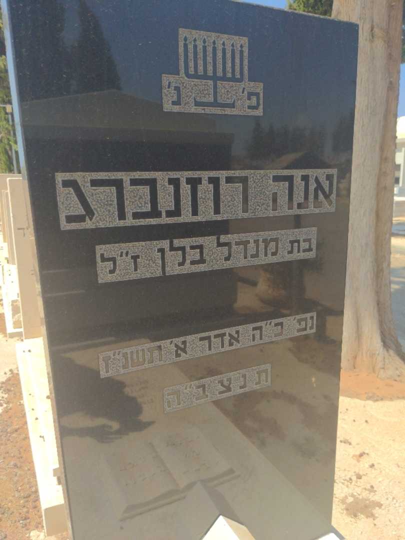 קברו של אנה רוזנברג. תמונה 2