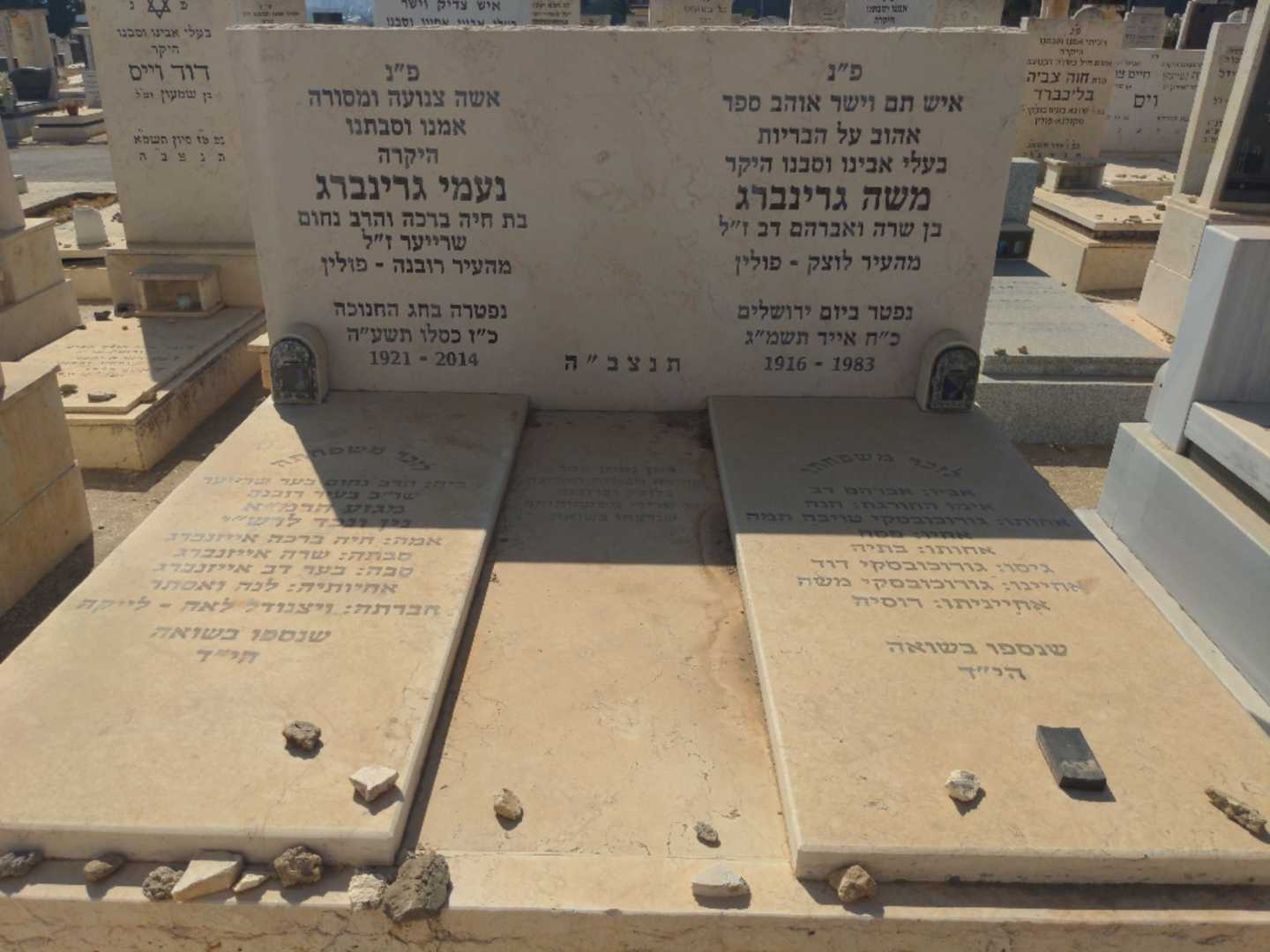 קברו של נעמי גרינברג. תמונה 1
