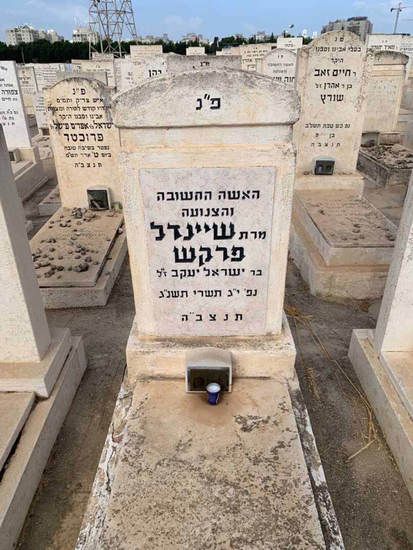 קברו של שיינדל פרקש