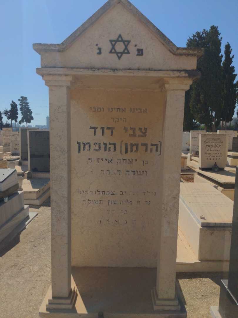 קברו של צבי דוד "הרמן" הופמן. תמונה 1