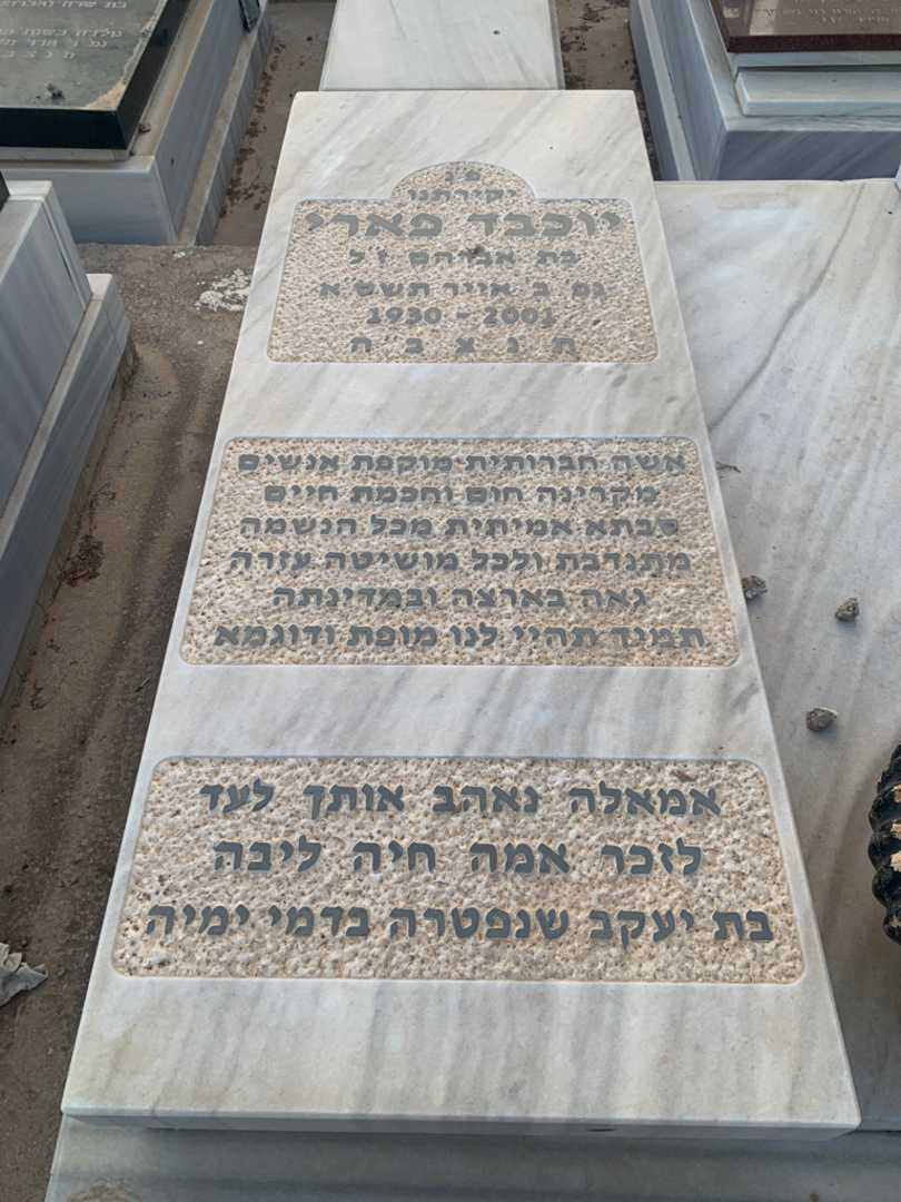 קברו של יוכבד פארי. תמונה 2