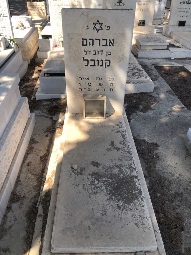 קברו של אברהם קנובל