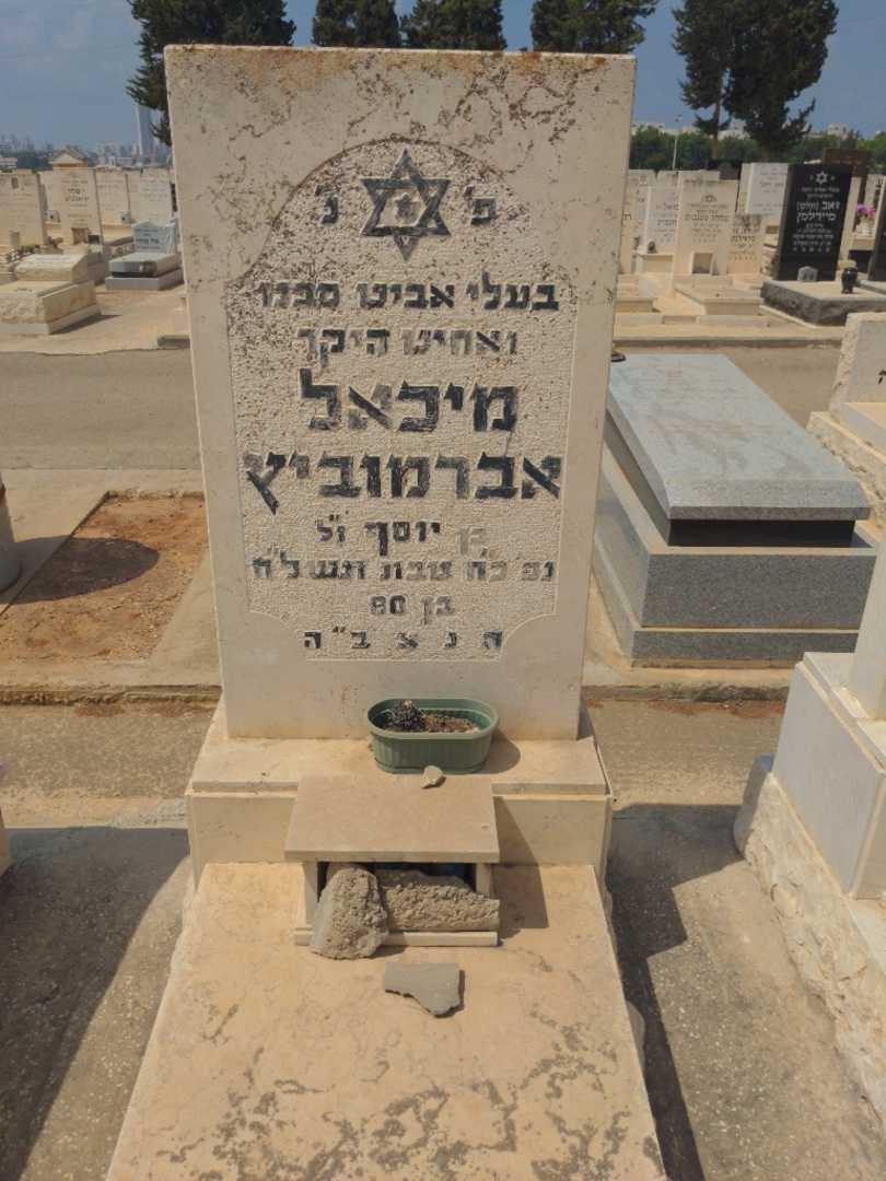 קברו של מיכאל אברמוביץ