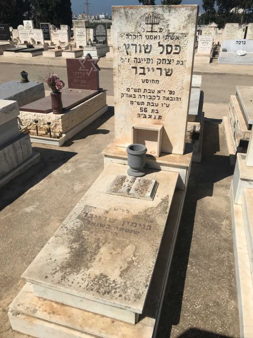 קברו של בנימין שרייבר. תמונה 1