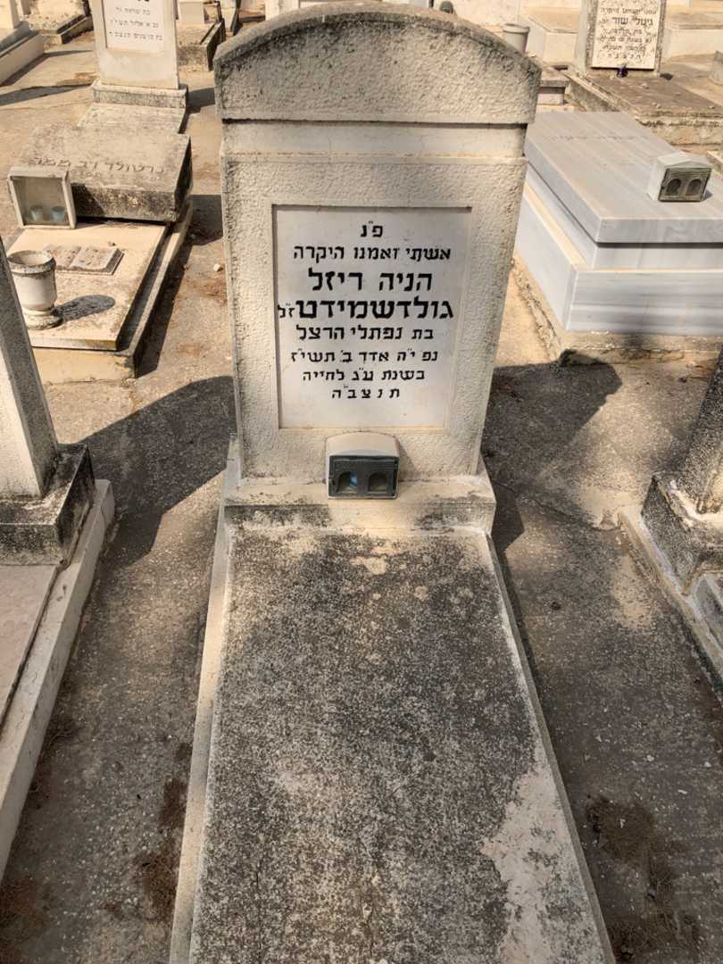קברו של הניה ריזל גולדשמידט