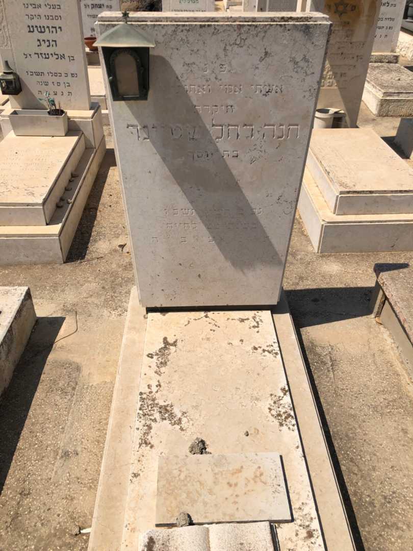 קברו של חנה רחל שטיינר. תמונה 1