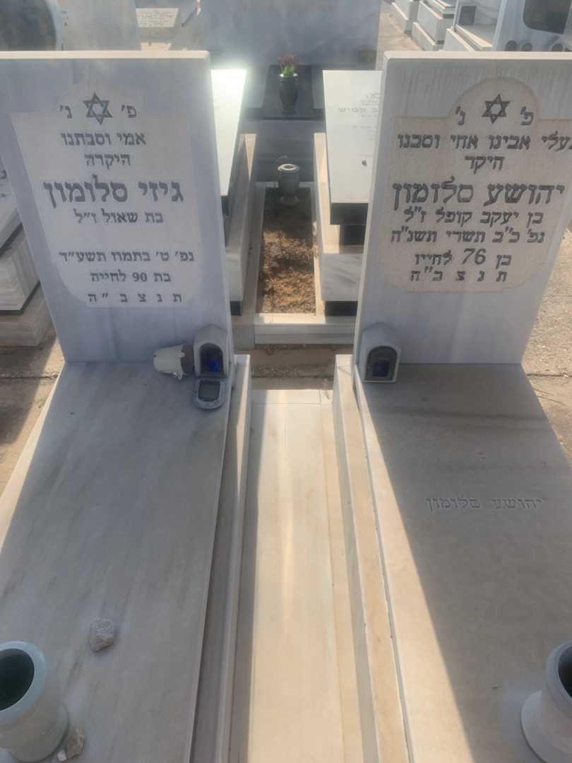 קברו של גיזי סלומון. תמונה 2