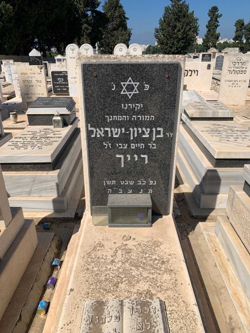 קברו של בן-ציון-ישראל רייך