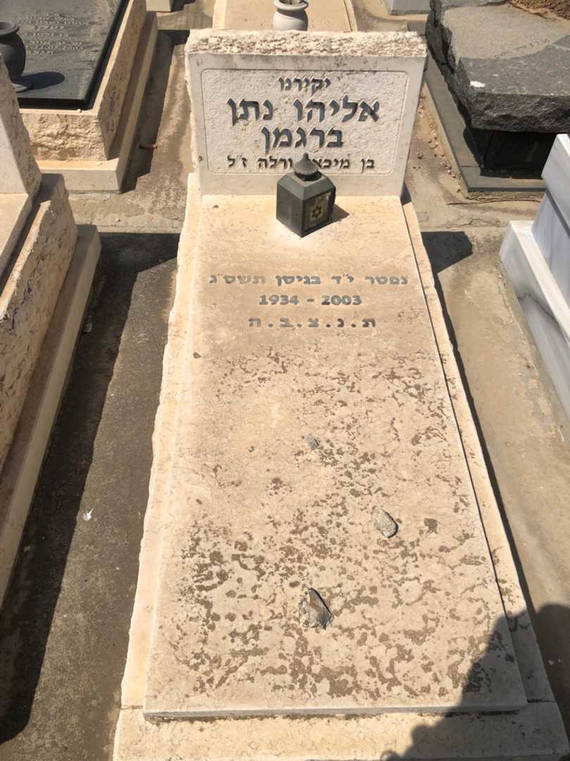 קברו של אליהו נתן ברגמן