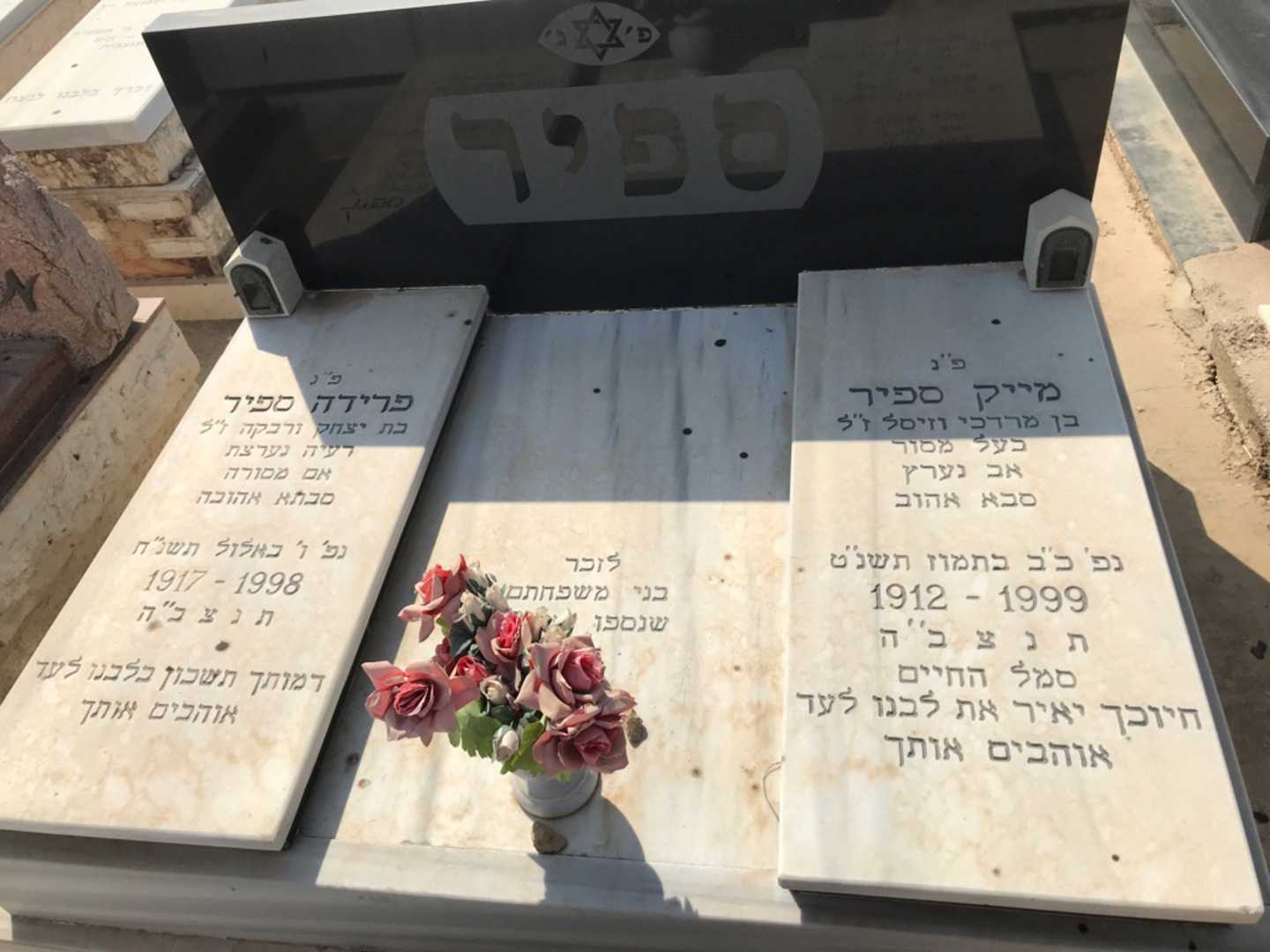 קברו של פרידה ספיר. תמונה 1
