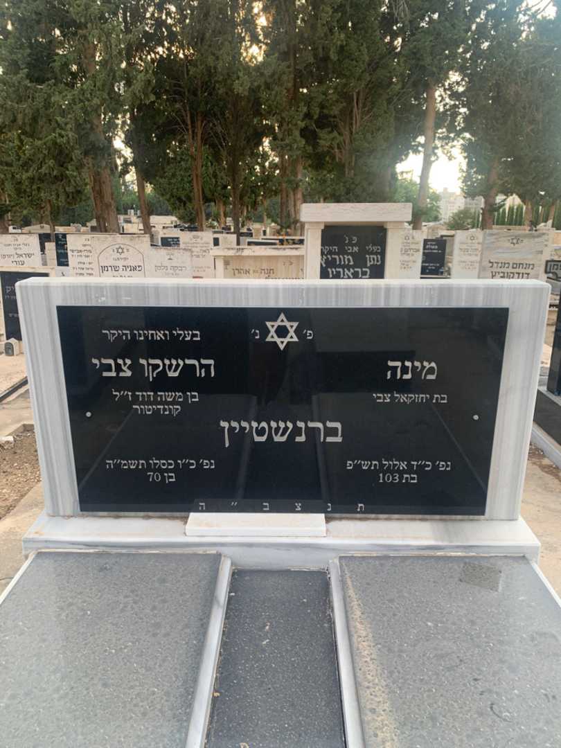 קברו של הרשקו צבי ברנשטיין. תמונה 1