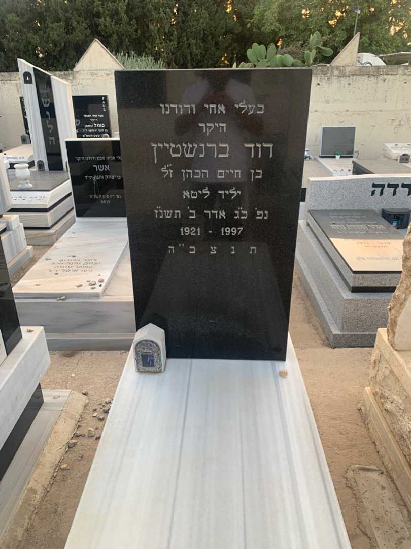קברו של דוד ברנשטיין