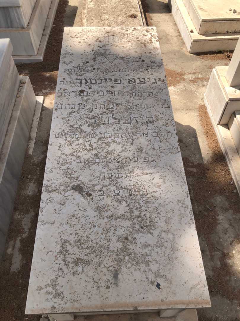 קברו של גיצא פיינטוך. תמונה 1