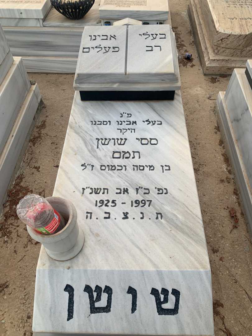 קברו של ססי שושן תמם