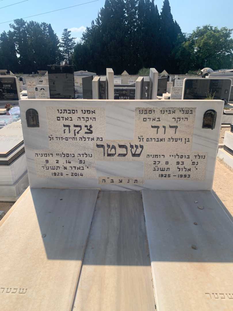 קברו של צקה שכטר. תמונה 1