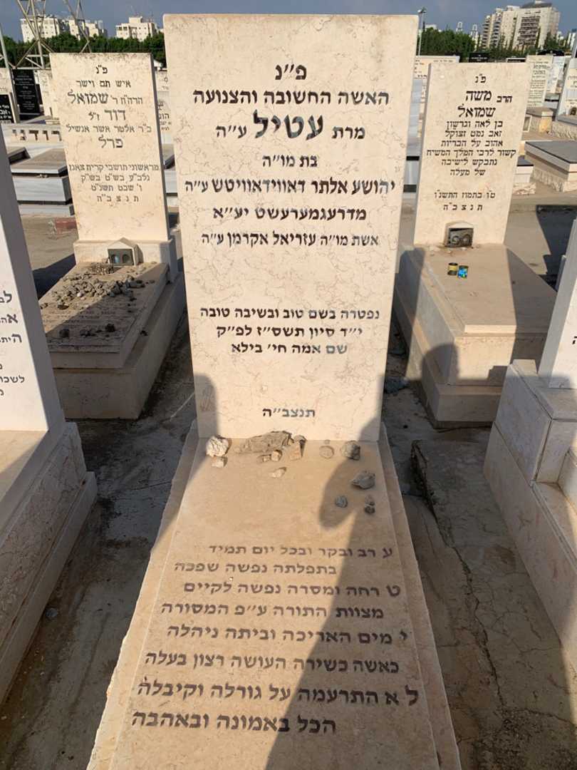 קברו של עטיל דאווידאוויטש