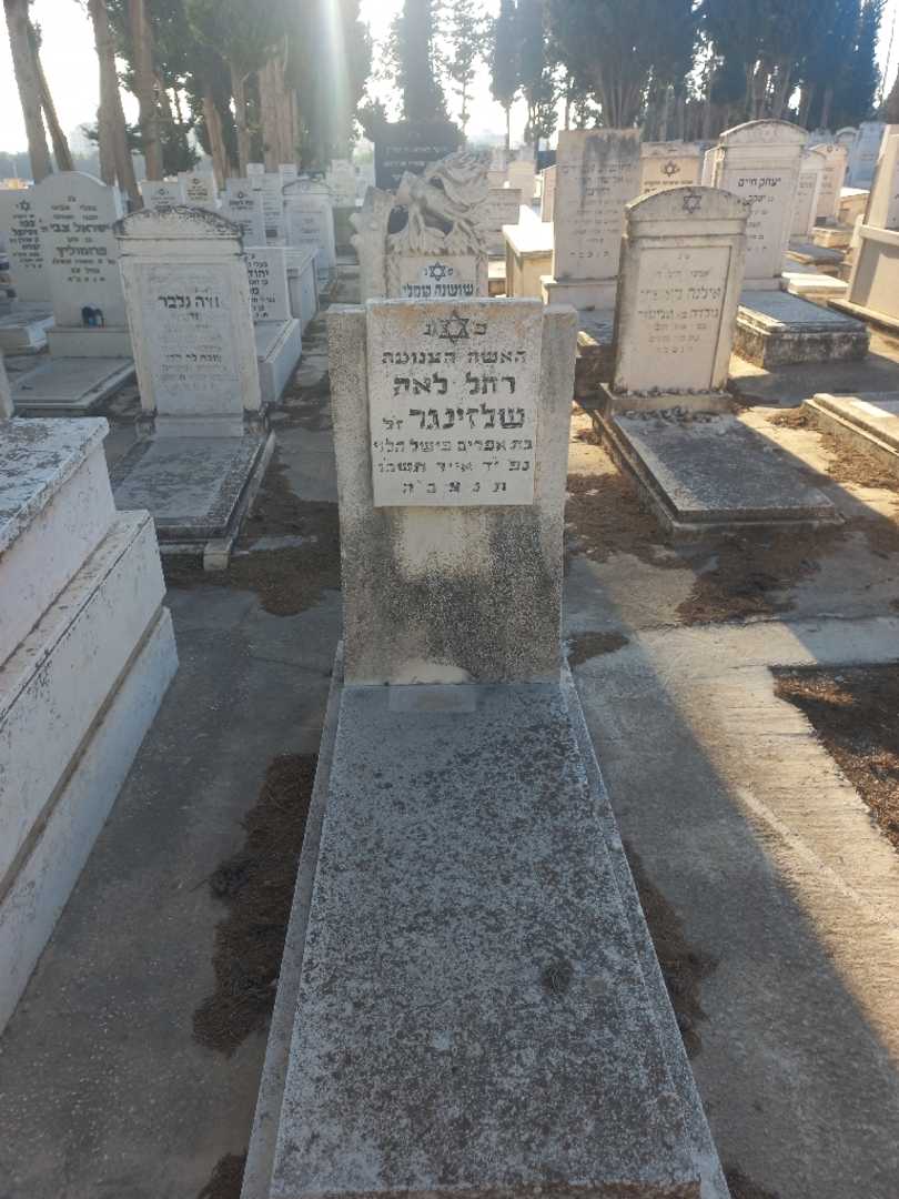 קברו של רחל לאה שלזינגר