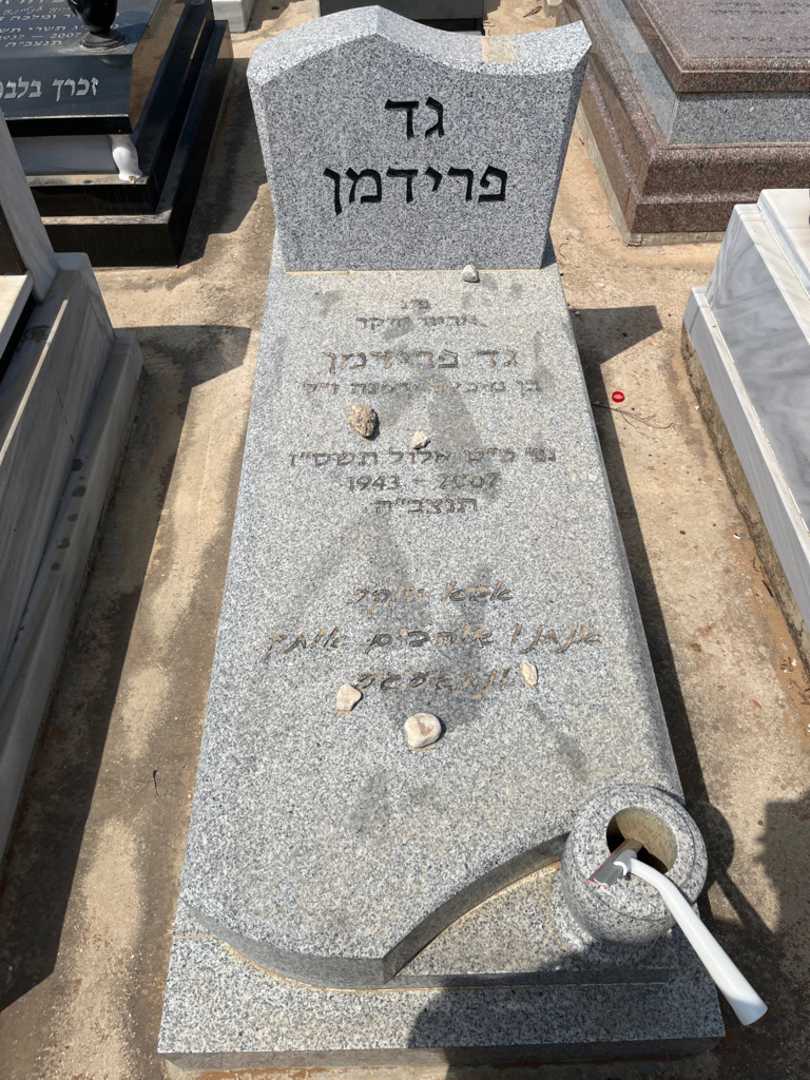 קברו של גד פרידמן