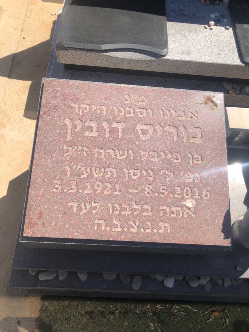 קברו של בוריס דובין. תמונה 1