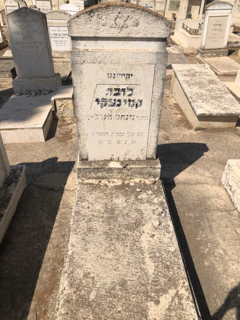 קברו של לובה קמינצקי