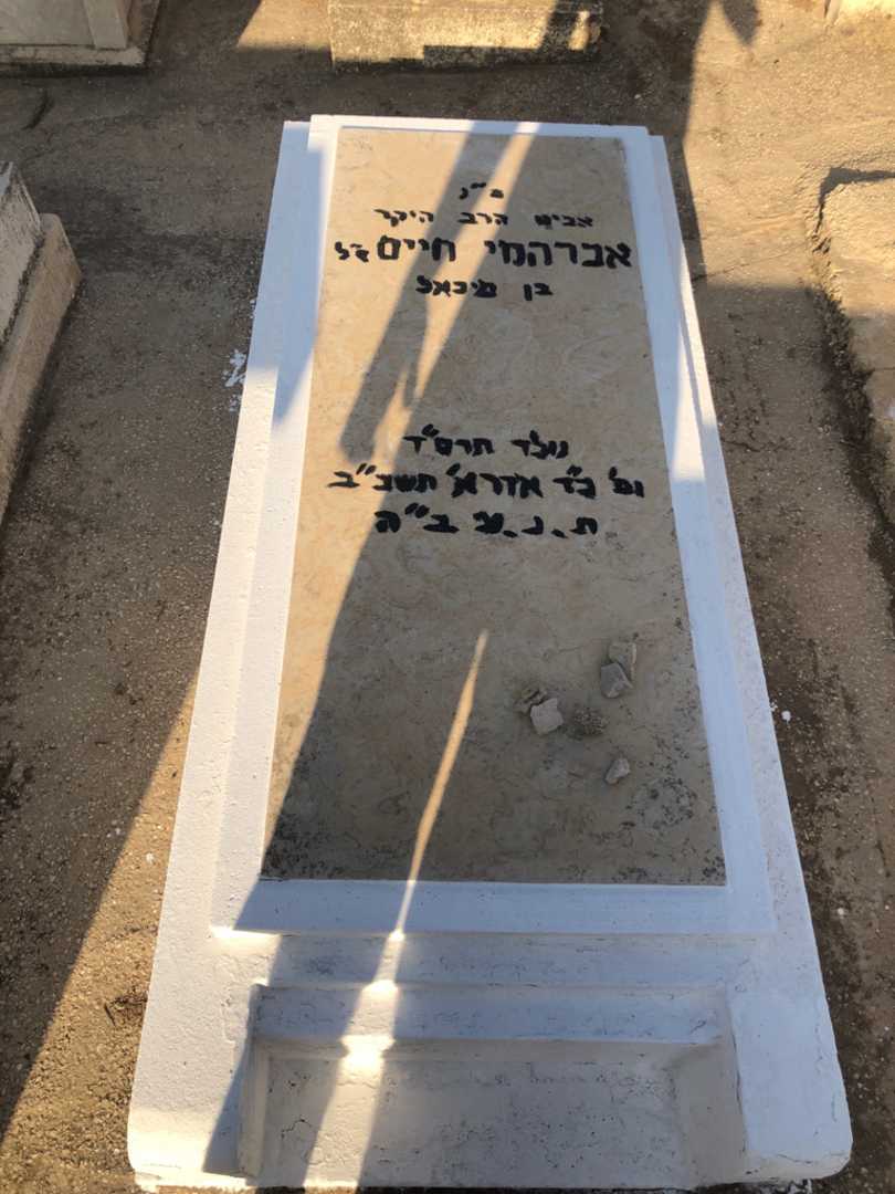 קברו של חיים אברהמי