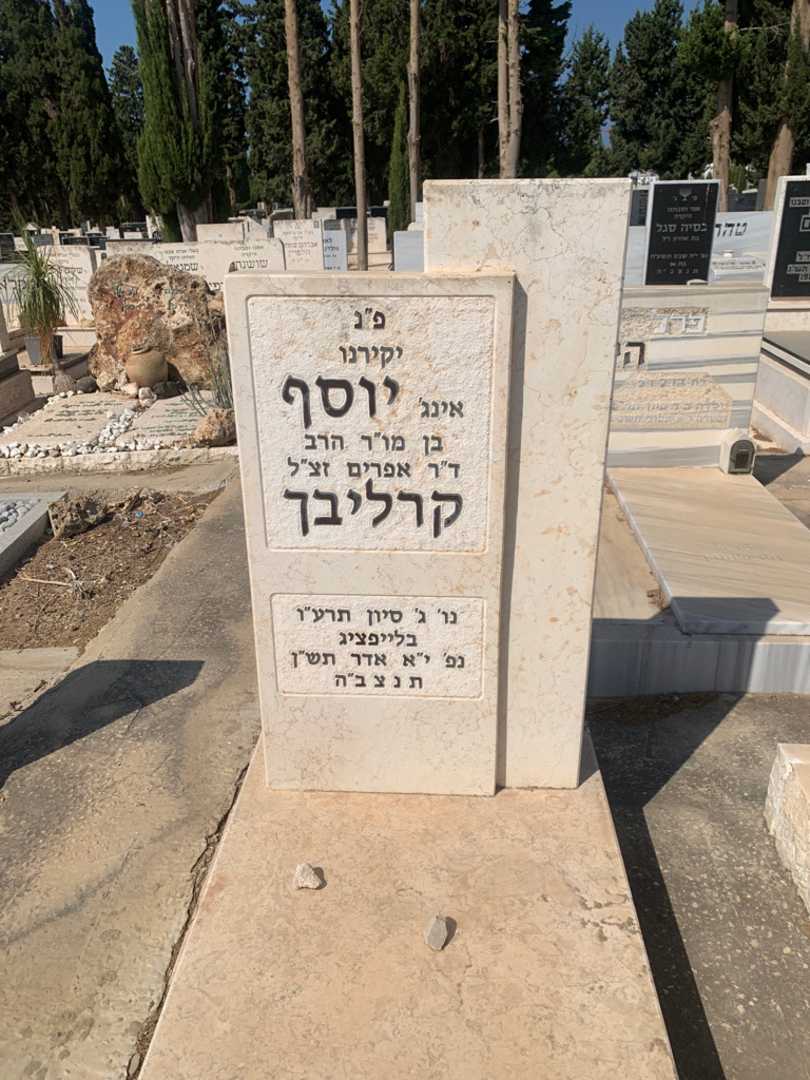 קברו של יוסף קרליבך
