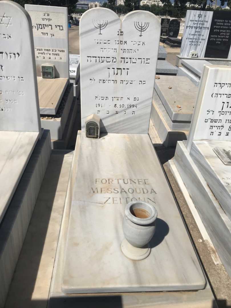 קברו של פורטונה מסעודה זיתון. תמונה 2
