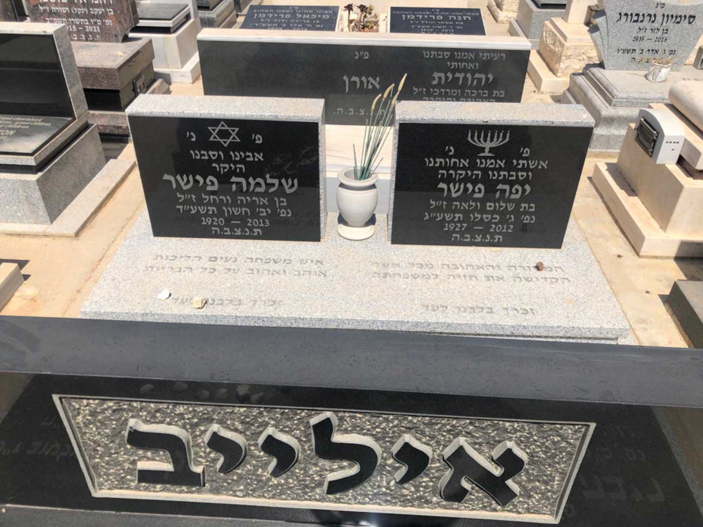 קברו של שלמה פישר. תמונה 2