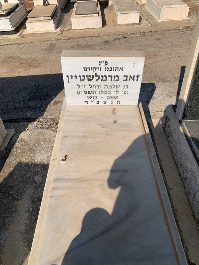 קברו של זאב מרמלשטיין