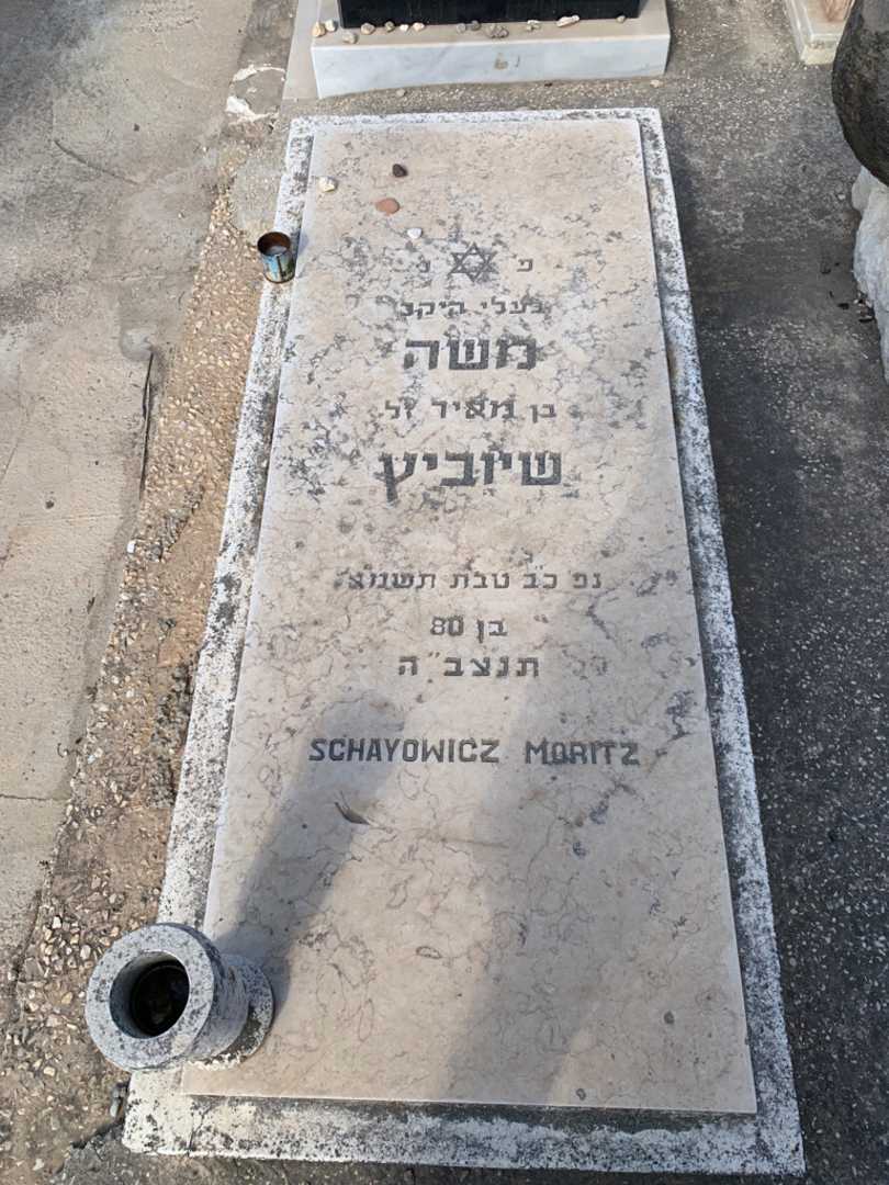 קברו של משה שיוביץ