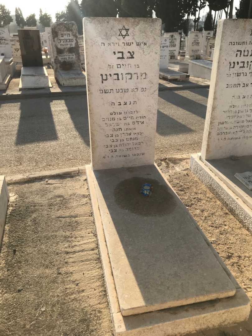 קברו של צבי מרקוביץ